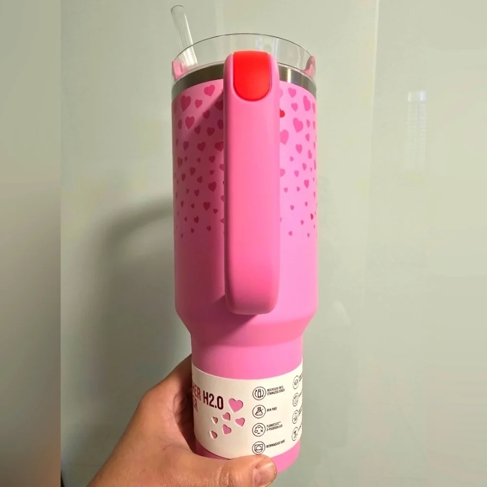 NWT Stanley 2025 Valentine's Day Limited Edition The Flowstate Quencher 40 oz - Picture 2 of 10
